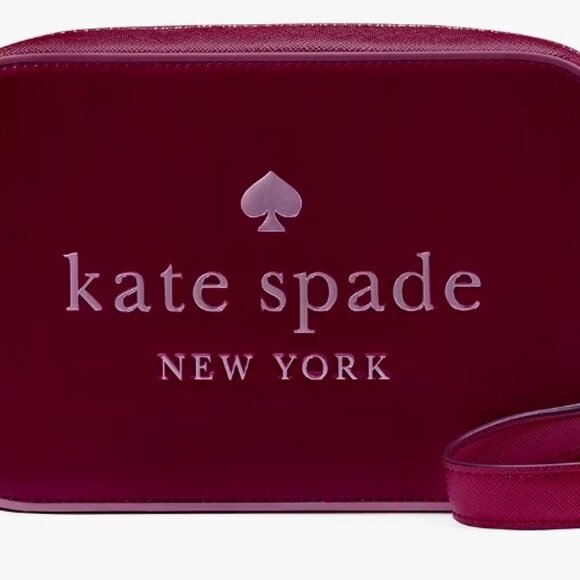 Kate Spade Oh Snap Mini Camera Bag - Dark Raspberry Multi - Picture 1 of 8